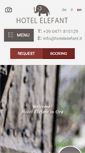 Mobile Screenshot of hotelelefant.it